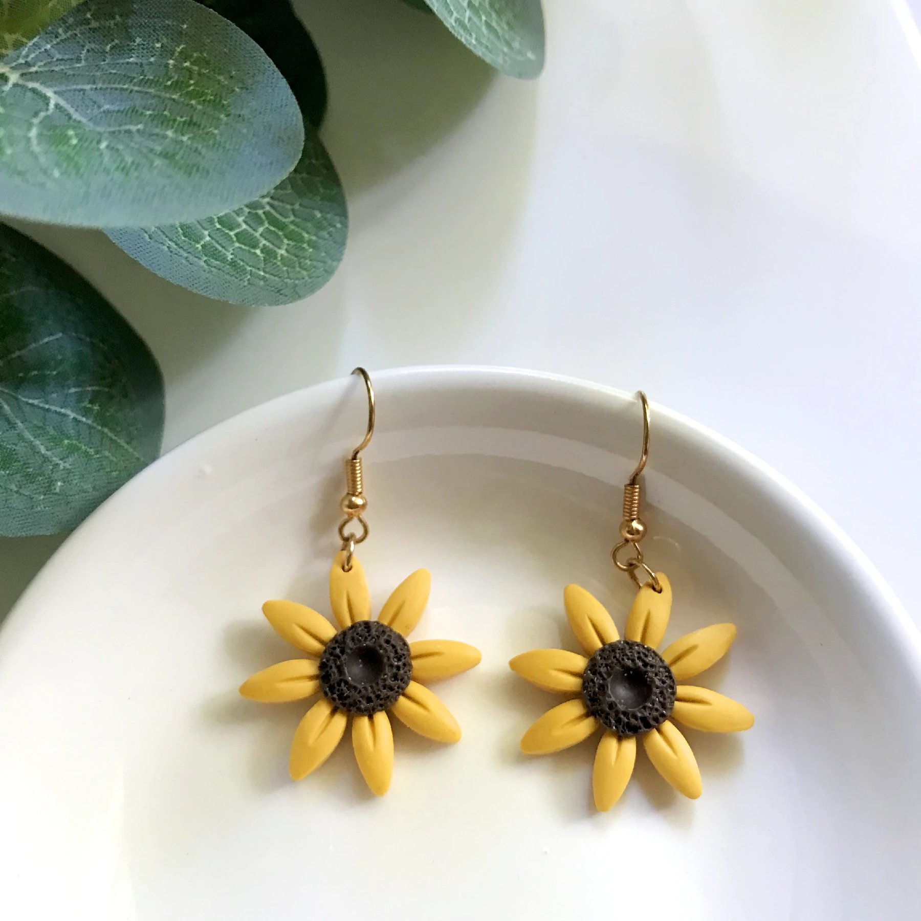 Yellow Daisies Earrings - Image 2