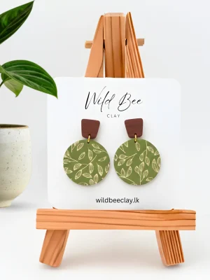 Autumn Leaves Circle Dangles