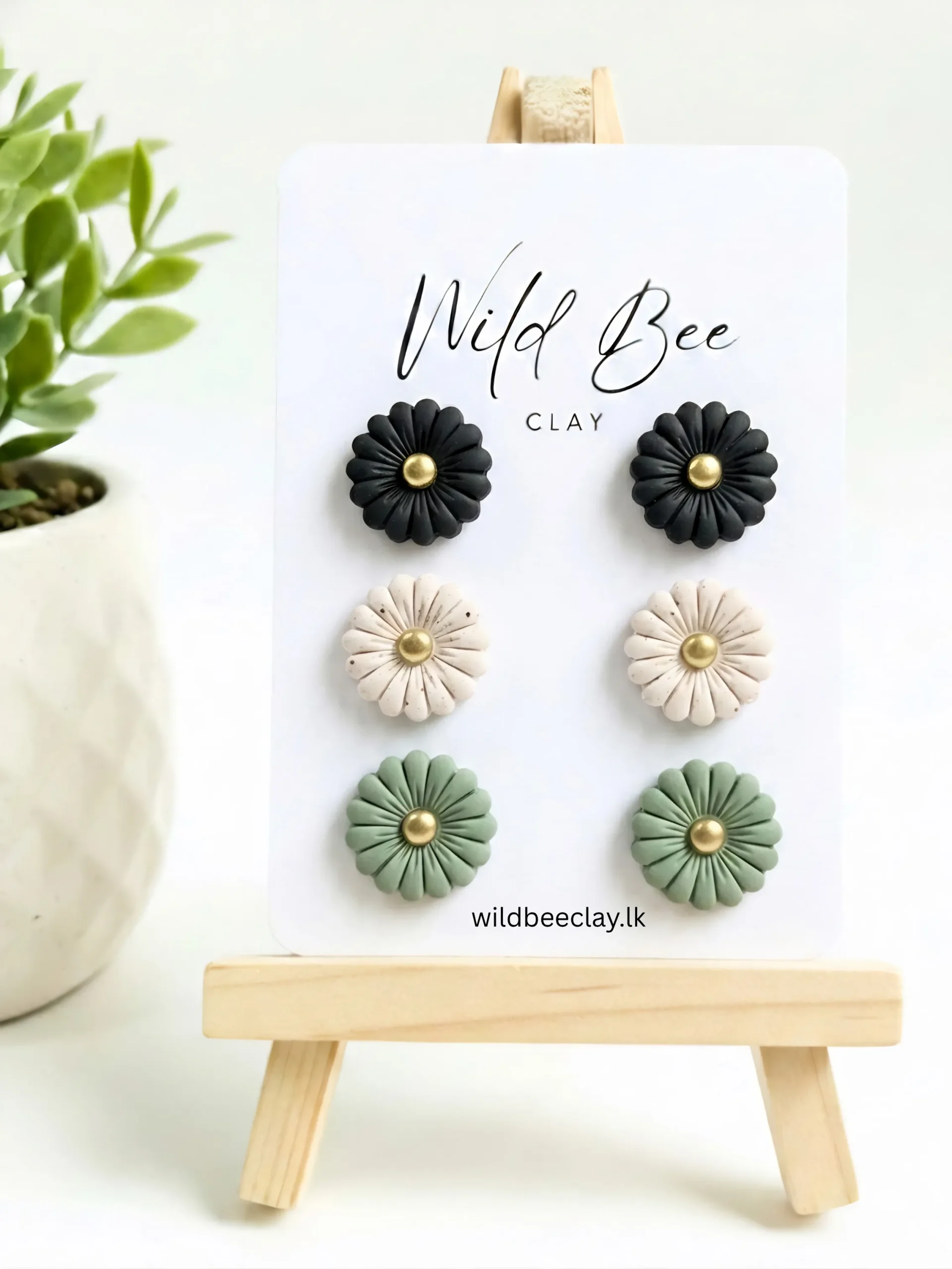 Daisy Stud Earrings-Set 1